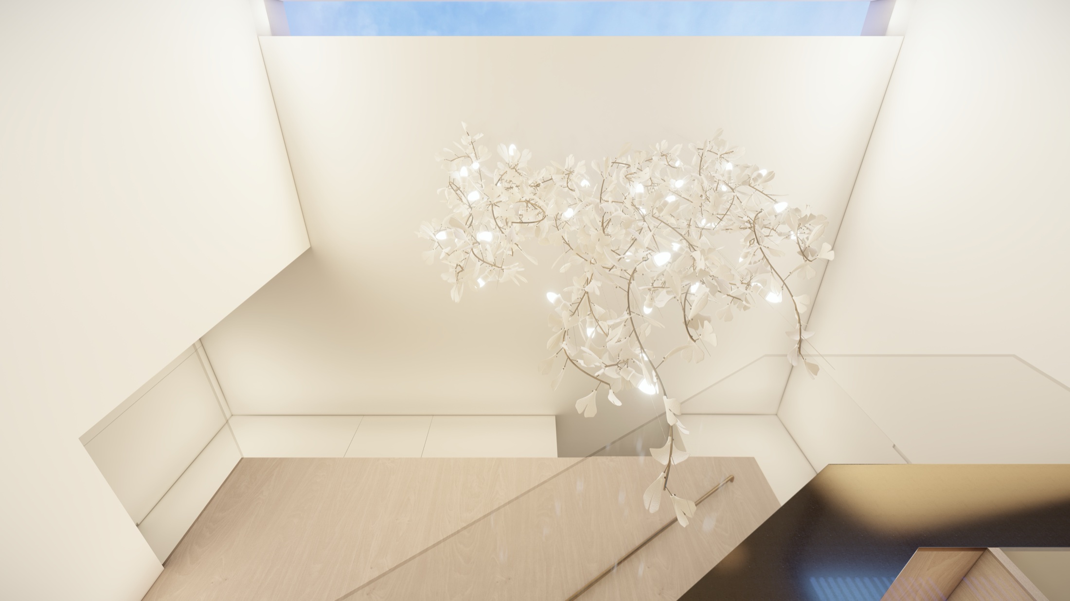 Design 2 — Entry · ginkgo double-height