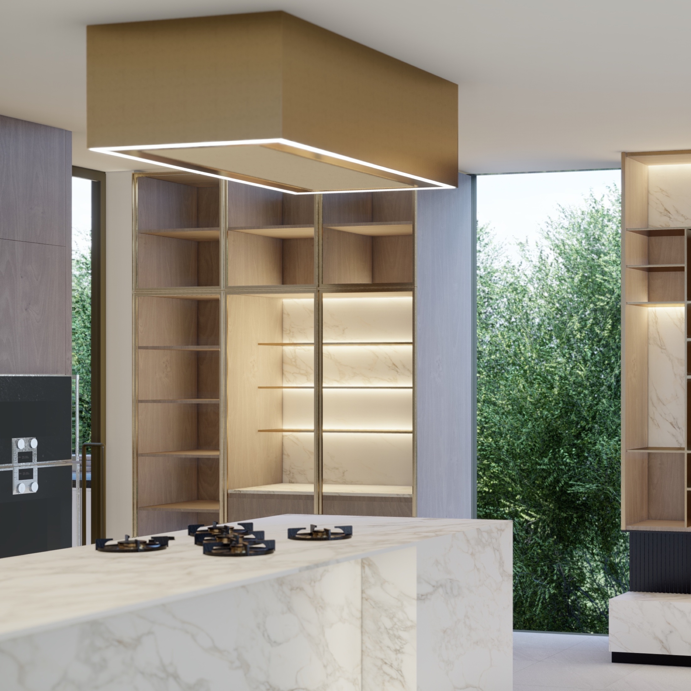 Design 2 — Kitchen · to the bay
