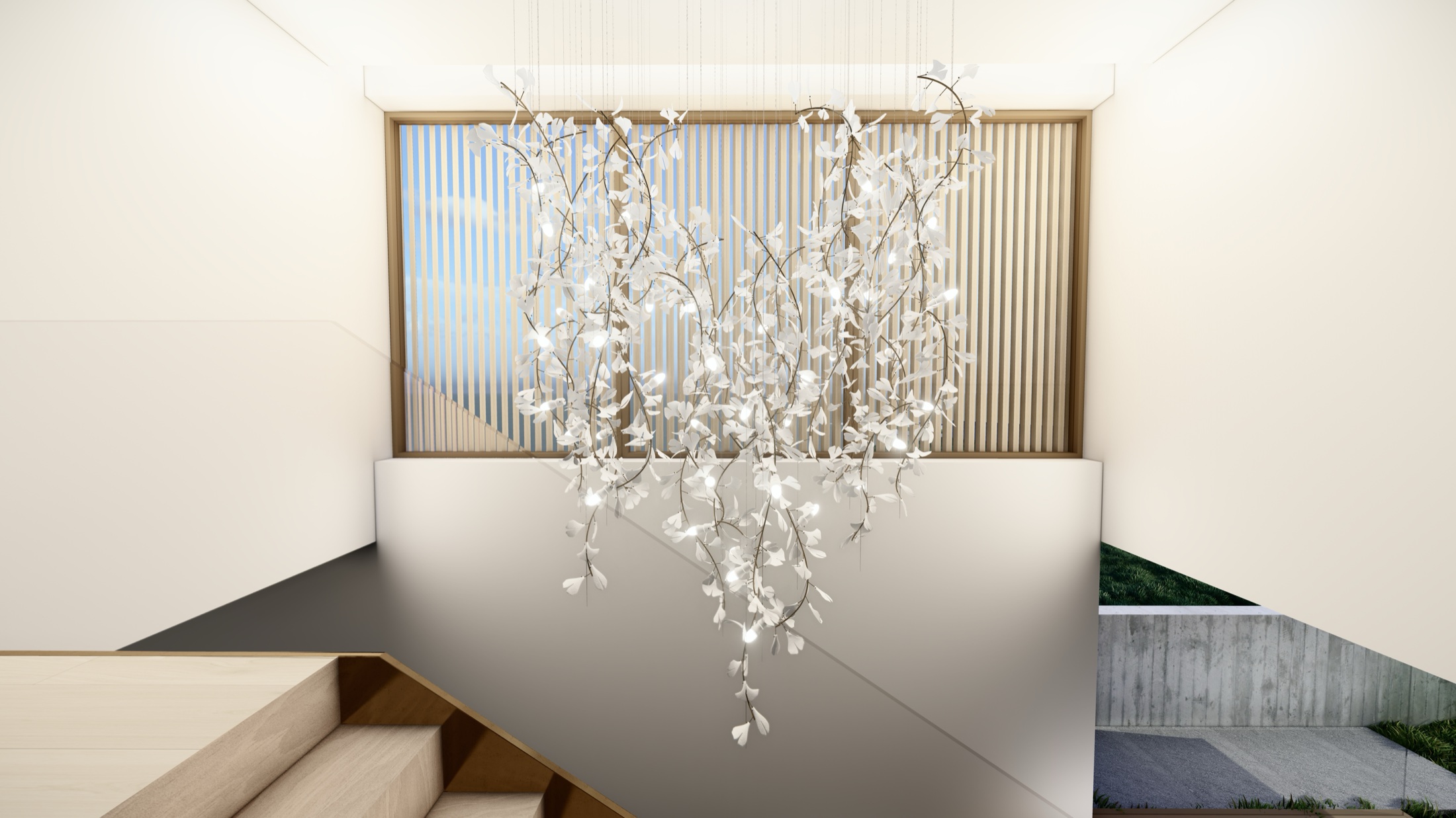 Design 2 — Living · ginkgo + horizon